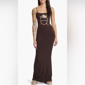 Boys Lie Head Over Heals Rib Maxi Dress